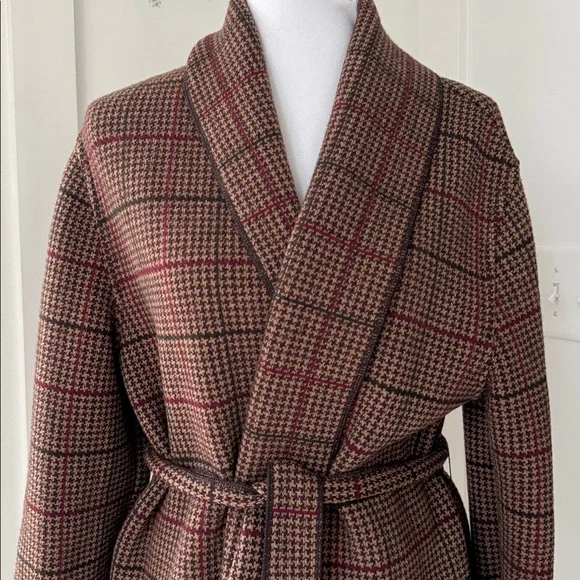 Lauren Ralph Lauren Wrap Sweater Coat Size L